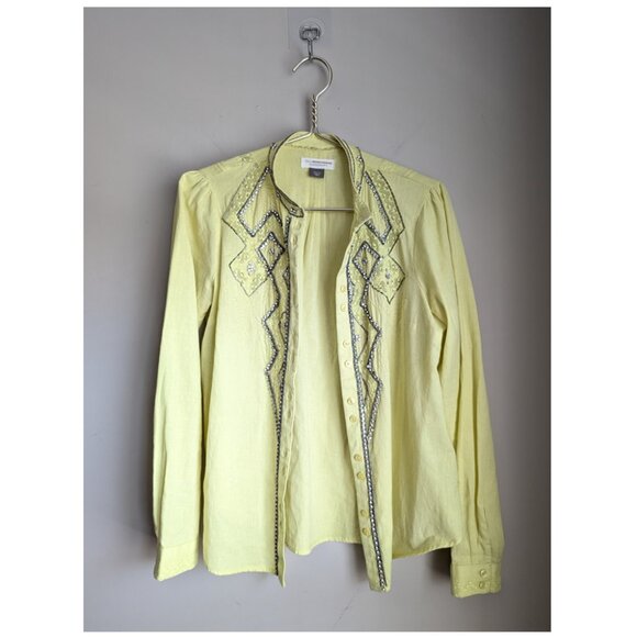 Anthropologie Pilcro Nayeli Beaded Buttondown - Picture 4 of 15